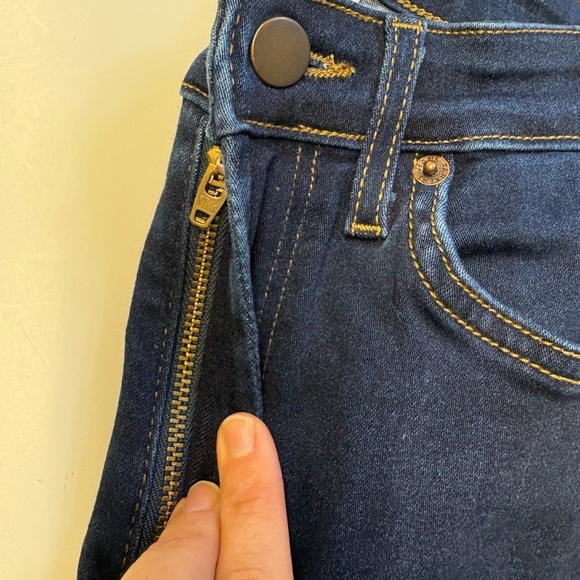 Fashion Nova High waisted dark wash skinny denim jeans women's size 3/XS - Picture 3 of 13